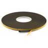 GleitGut Viltband zelfklevend / vilttape per meter 10 m op de rol Breedte: 10 mm Viltdikte: 3 mm zwart