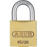 ABUS Messing hangslot met 6204 Alike Keyed,11400