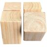 SATUSA 9x9 cm Meubelverhogers Meubelverhogers Meubelpoten Risers Meubels Bed Benen voor Slaapbank en Garderobe Set van 4 Stuks (10cm)