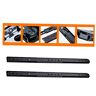 SWAYVES Ladegeleiders, Ladegeleiders Kast Ladegeleiders Kogelgelagerdeleiders Laderailleiderail Tweedelirail/Black/2Pcs