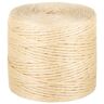 vidaXL Touw 4 mm 50 m 100% sisal