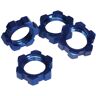 Traxxas Wheel nuts, splined, 17mm (blue-anodized) (4)