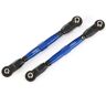 Traxxas Toe links, front (TUBES blue-anodized) (TRX-8948X)