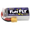 GensAce Tattu FunFly Lipo 100c 11.1 Volt 1550mah Met XT60 Stekker