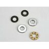 Traxxas Thrust bearing/thrust washers (2)/belleville spring washers (2)