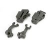 Traxxas Caster blocks, 25-degree (left & right)/ steering blocks, 25-degree (left & right)