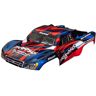 Traxxas - Body, Slash 2WD (Also fits Slash VXL & Slash 4x4), Red & Blue (Painted, decals Applied) (TRX-5851R)