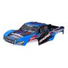 Traxxas - Body, Slash 2WD (also fits Slash VXL & Slash 4X4), blue (painted, decals applied) (Clipless) (TRX-5924-BLUE)