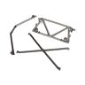 Traxxas Tube chassis, center support/ cage top/ rear cage support (TRX-8433X)