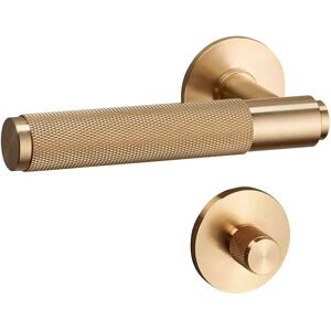 Buster + Punch Door Lever Handle & Thumb Turn Lock Brass