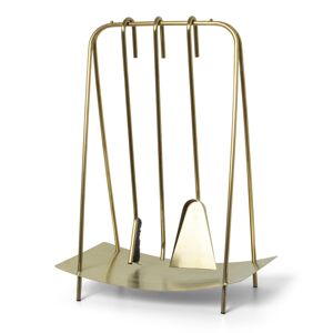 Ferm Living Port Fireplace Tools Brass