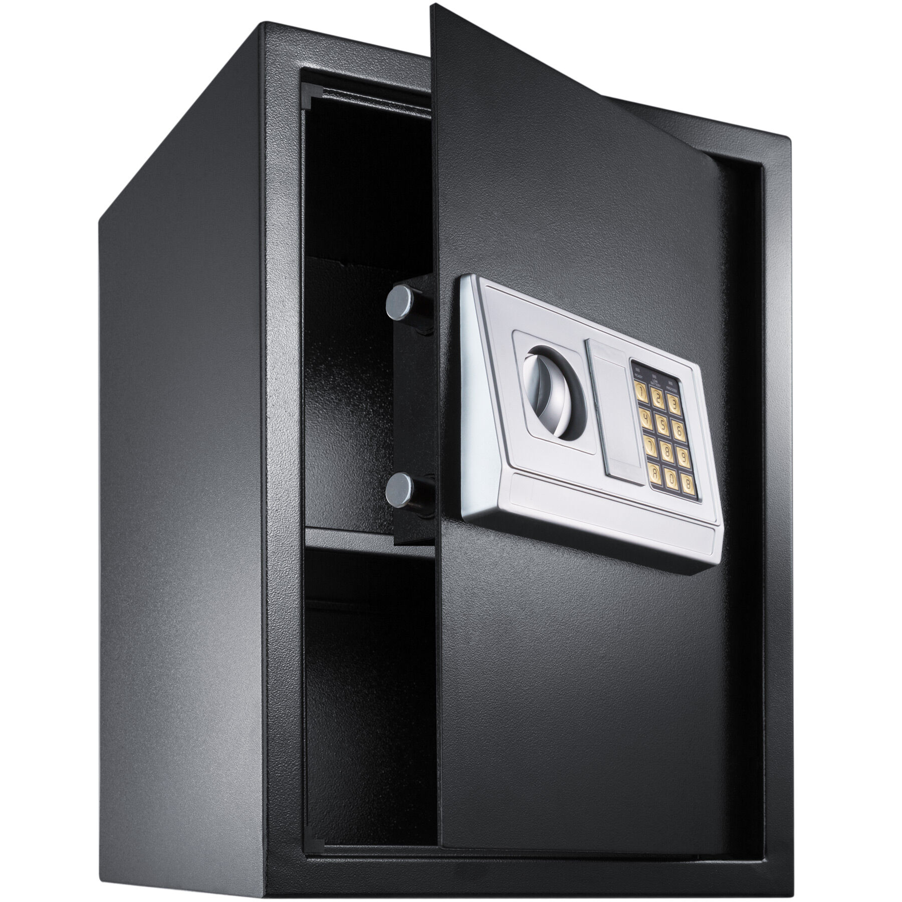 tectake Elektronisk sikkerhetsskap + nÃ¸kkel modell 4 stor - svart