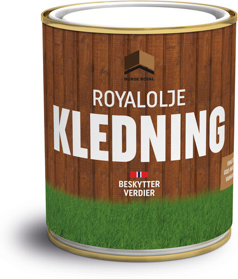 Royalolje Kledning Grå 0,75 L