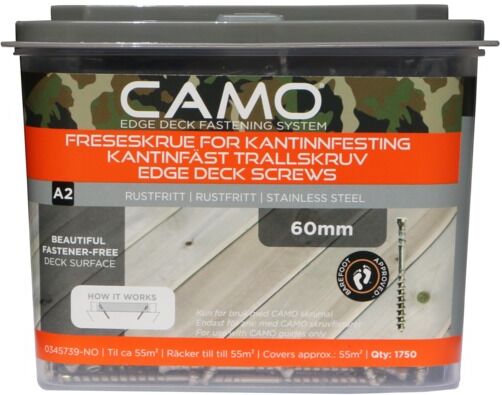 Camo Camo Freseskrue A2 3x60 A1750