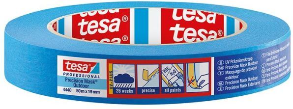 Tesa Precision Mask 4440 Tape blå, UV-bestandig 50 m x 25 mm