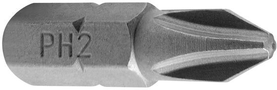 Ironside 201632 Bits phillips, 1/4", 25 mm, 10-pakning PH1