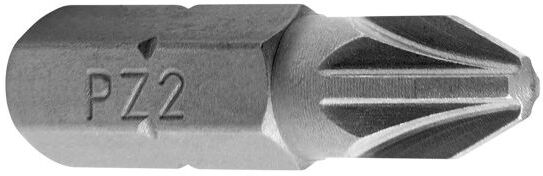 Ironside 201637 Bits pozidriv, 1/4", 25 mm, 10-pakning PZ3