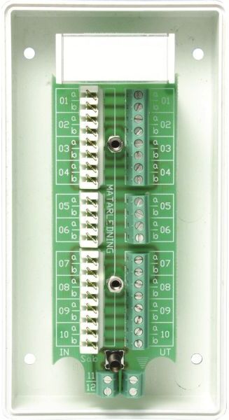 Alarmtech Fatum Modul Alarmboks 10 par, med sabotasjekontakt Sete/skrue