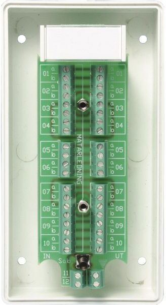 Alarmtech Fatum Modul Alarmboks 10 par, med sabotasjekontakt Skrue/skrue