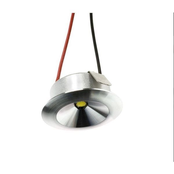 Designlight P-102A Downlight 1,2 W, 350 MA, aluminium