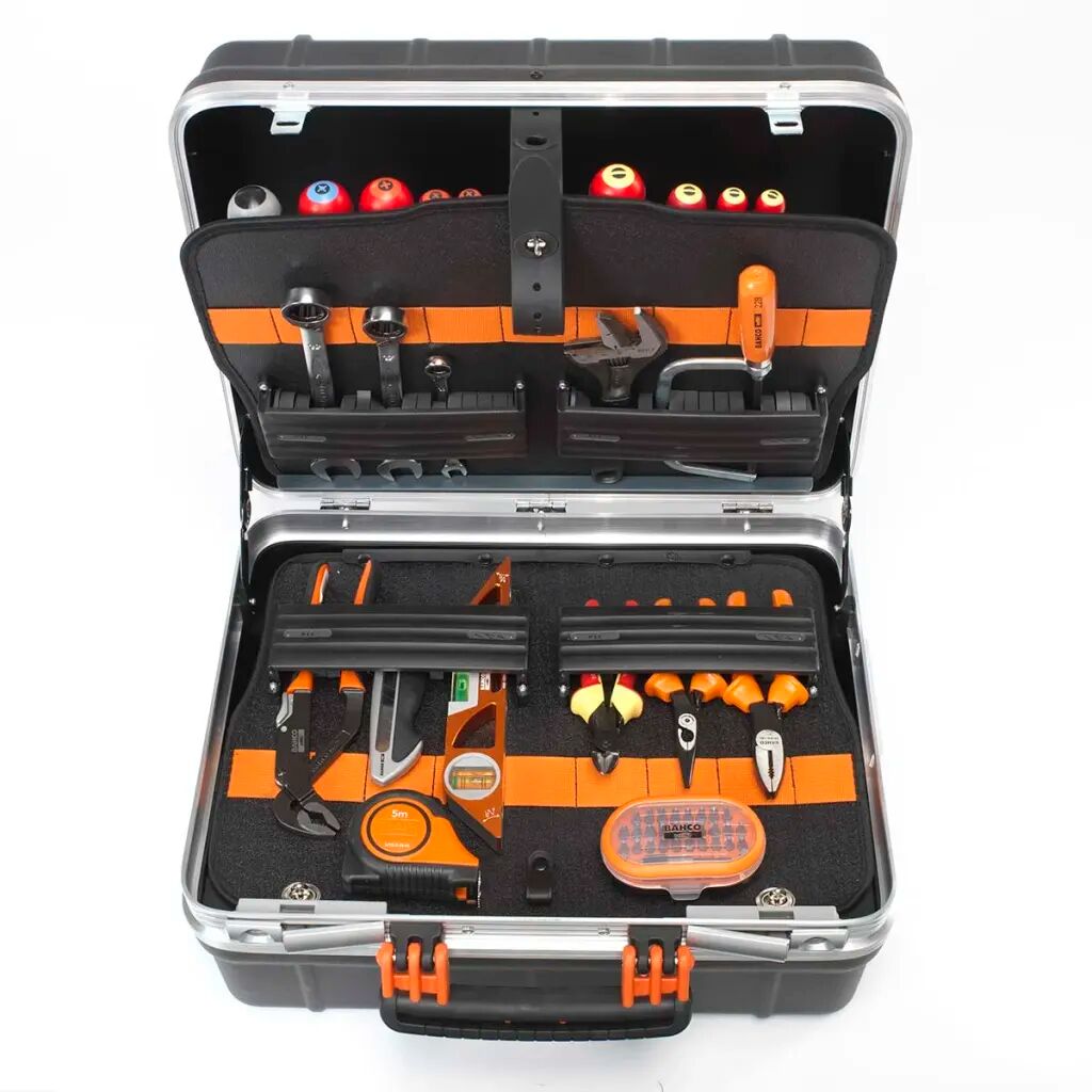 Bahco Ubøyelig verktøykasse med 55 verktøy 4750RCW011BNL