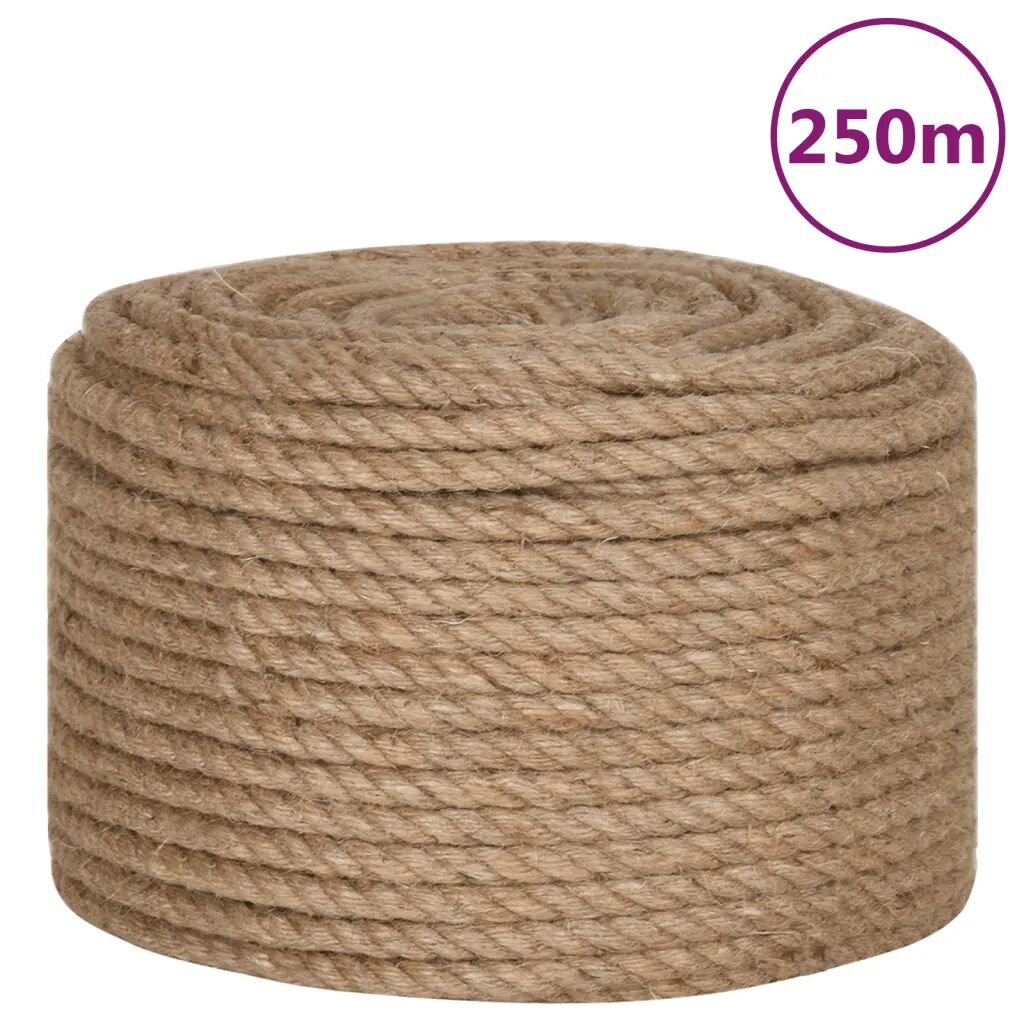 vidaXL Tau 100% jute 14 mm 250 m