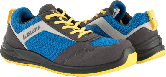 Bellota Sapatos De Segurança Flex Azul/amarelo (tamanho 42) - Par