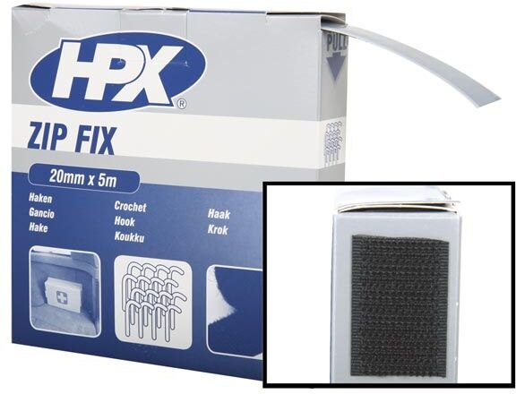 Hqpower Fita De Velcro (20mm X 5mts) - Hpx