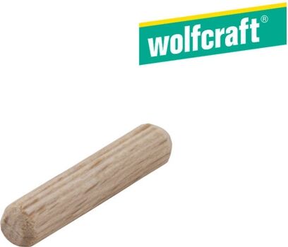 Wolfcraft Pack 50 Espigas compridas de Madeira de Faia Ø6X30Mm 2906000