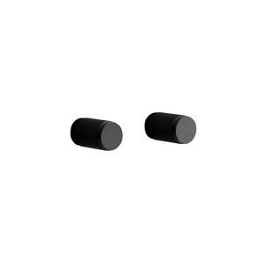 Buster + Punch - Furniture Knob, Black (Boxed Set Of 2) - Black - Svart - Krokar