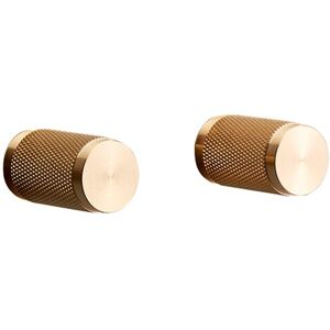 Buster + Punch - Furniture Knob, Brass (Boxed Set Of 2) - Mässing - Guld - Krokar