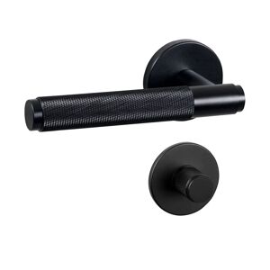 Buster + Punch - Door Lever Handle & Thumb Turn Lock Black - Black - Svart - Beslag