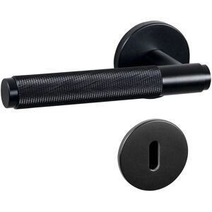 Buster + Punch - Door Lever Handle & Key Escutcheon Plate Black - Black - Svart - Beslag