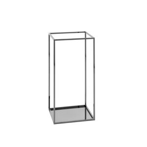 Schönbuch - Rack Square Umbrella Stand, Smoked Chrome - Svart - Paraplyställ