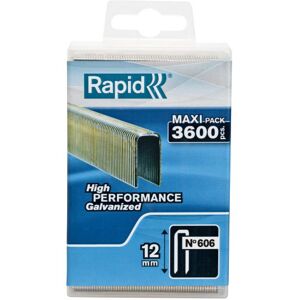 Rapid Nr 606 Dubbelspik 12 Mm, 3600-Pack, Infästning