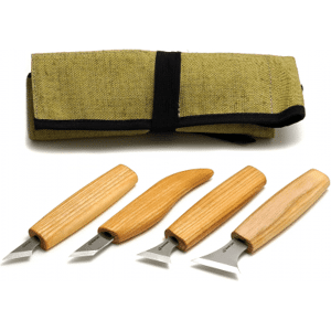 BeaverCraft Tools BeaverCraft S05 Täljkit med Knivrulle