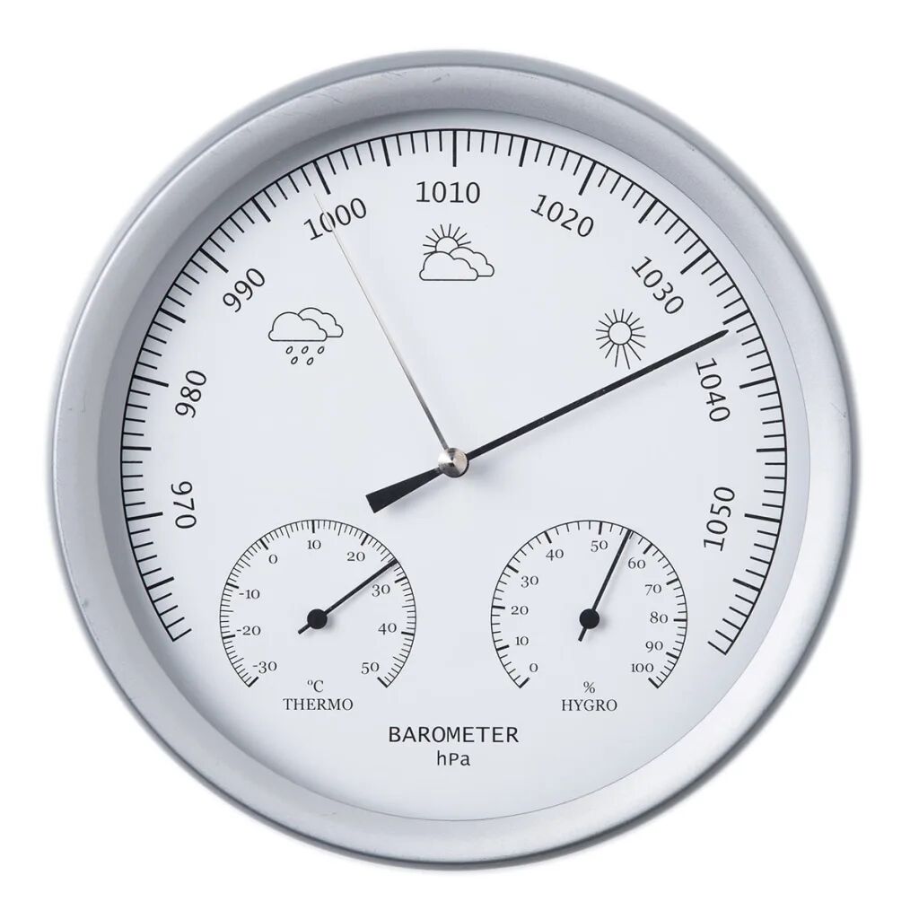 Nature 3-v-1 Barometer s teplomerom a vlhkomerom, 20 cm, 6080081