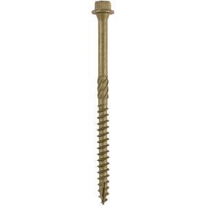 Timco Hex Head Index Wood Screws 6.7mm 125mm Pack of 50