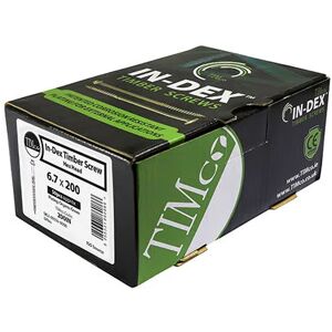 Timber Screws Hex Flange Head Exterior Green - 6.7 x 125 Box of 50 - 125IN - Timco