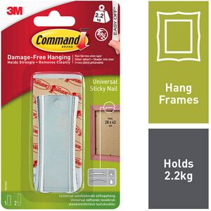 3M Command Sawtooth Adhesive Metal Picture Hanger