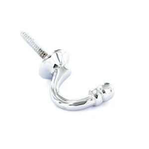 Security Ball End Chrome Hook (Pack of 2)