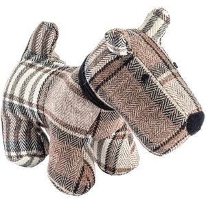 Nicola Spring Bentley the Dog Door Stop 30 x 24cm Brown