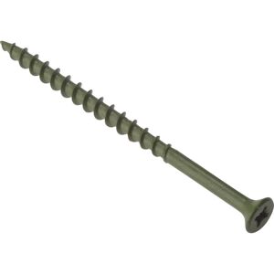 DeWalt ForgeFix Decking Screw Pozi ST Green Anti-Corrosion Treated 4.5mm 50mm Pack of 1000