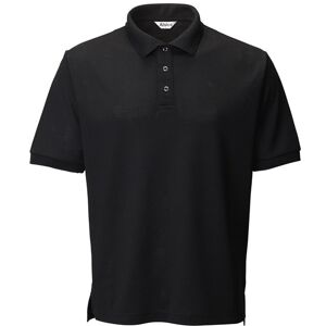 Alsico PLS1786 Industrial Launderable 3-Stud Polo 100% Polyester 200gsm  XL  Black