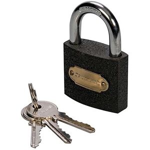 Silverline MSS04I Brass Iron Padlock c/w 3 Keys 50mm