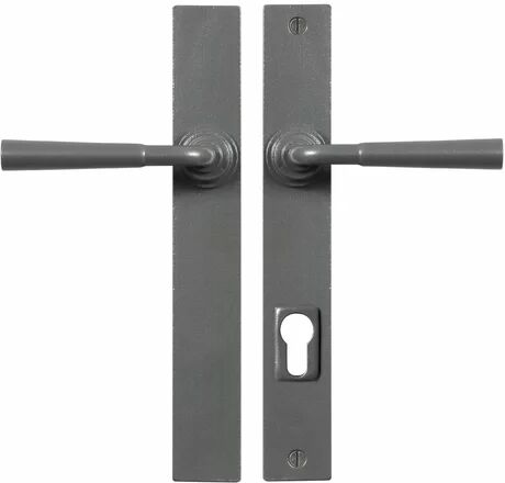 Stonebridge Cotswold Interior Mortise Door Handle Stonebridge Finish: Satin Steel  - Size: Oversize (Over 60" High)