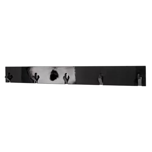 House Additions Wall Mounted Coat Rack House Additions Finish: Black  - Size: 77cm H X 39cm W X 39cm D