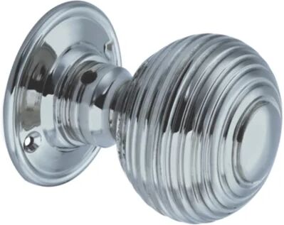 SPIRA BRASS Beehive Interior Mortise Door Knob SPIRA BRASS Finish: Satin Chrome 81cm H x 122cm W x 3.8cm D