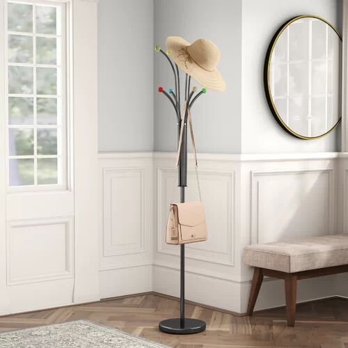 17 Stories Jim Coat Stand 17 Stories Colour: Black  - Size: 80cm H X 80cm W X 147cm D