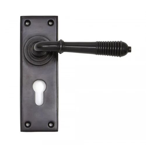 From The Anvil Interior Mortise Door Handle Kit From The Anvil Finish: Aged Bronze  - Size: 24cm H X 14cm W X 7cm D
